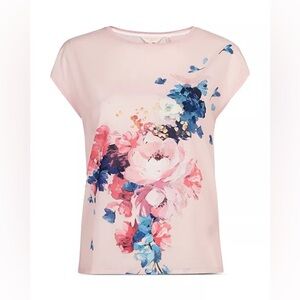 Ted Baker Santula Raspberry-Ripple-Print Tee Size 3
